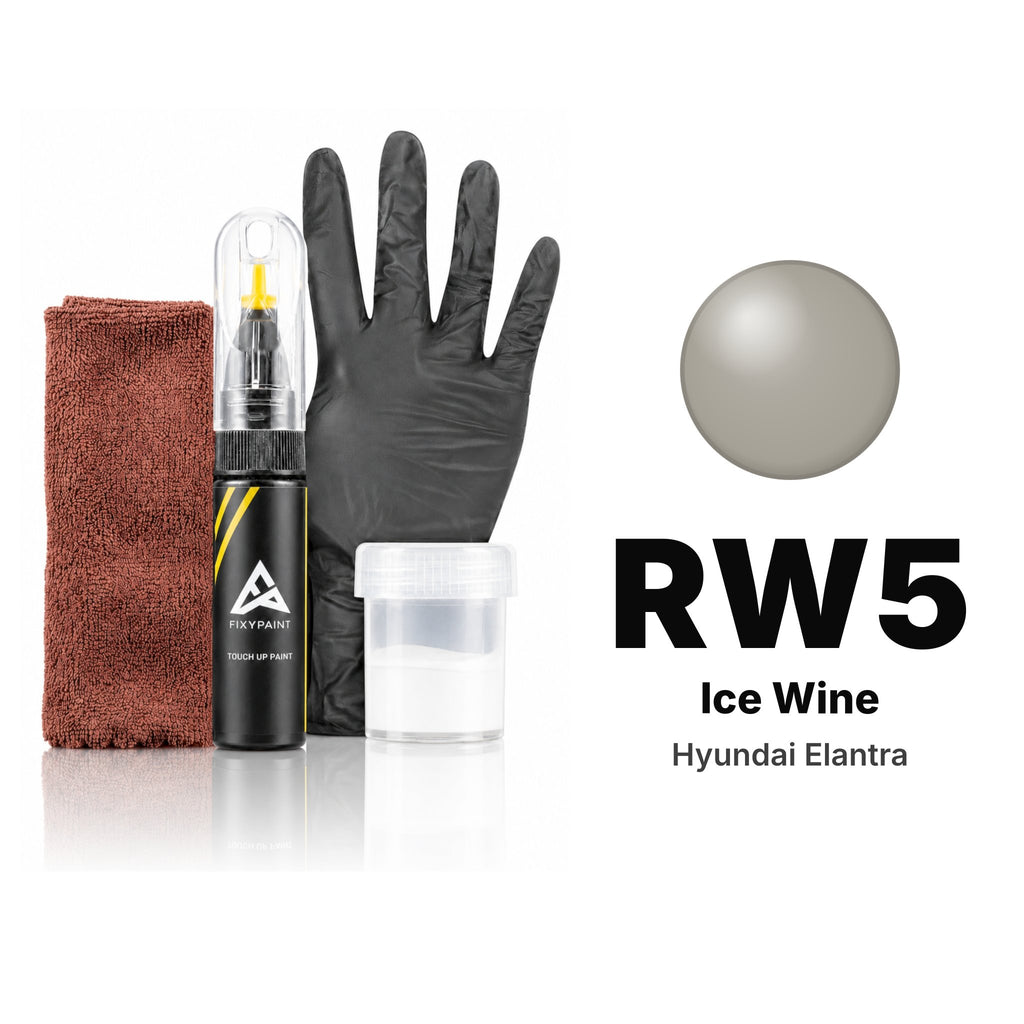 Touch-up paint for Hyundai Elantra RW5 Ice Wine, Complete kit
