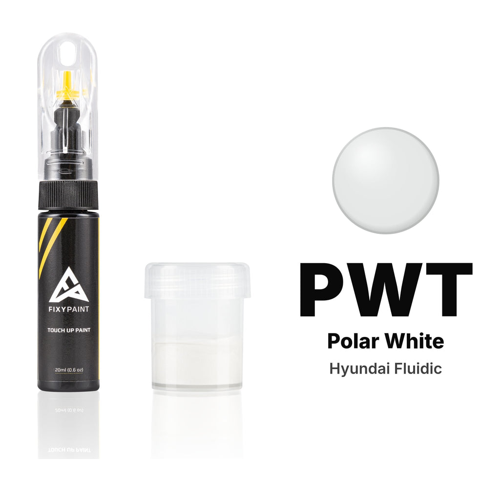 Touch-up paint for Hyundai Fluidic PWT Polar White, Standard kit