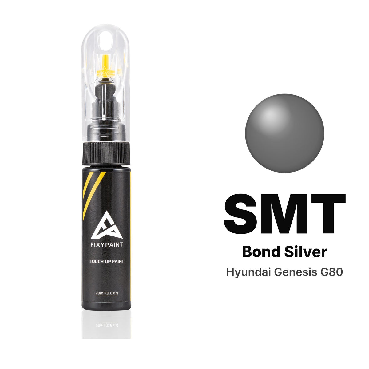 Touch-up paint for Hyundai Genesis G80 SMT Bond Silver, Basic kit