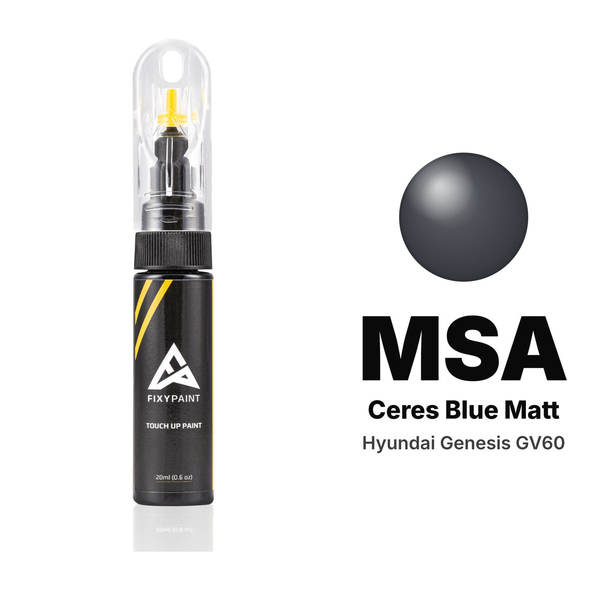 Touch-up paint for Hyundai Genesis GV60 MSA Ceres Blue Matt, Basic kit
