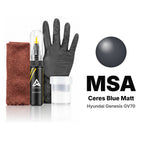 Lackstift für Hyundai Genesis GV70 – MSA Ceres Blue Matt (2024–2025), Set Komplett