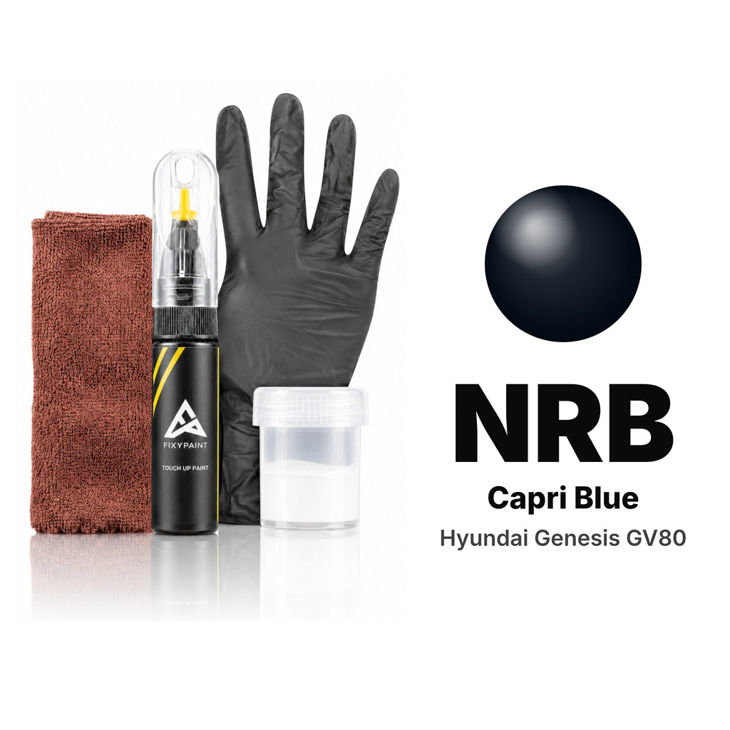 Touch-up paint for Hyundai Genesis GV80 NRB Capri Blue, Complete kit