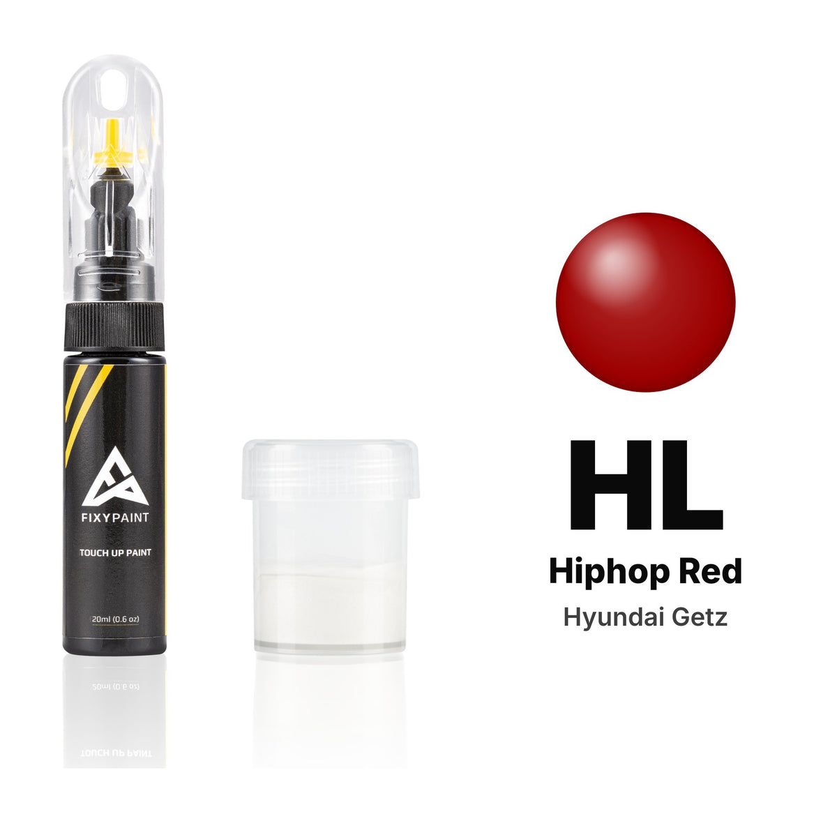 Touch-up paint for Hyundai Getz HL Hiphop Red, Standard kit