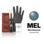 Lackstift für Hyundai H100 – MEL Blue Diamond (2009–2014), Set Komplett