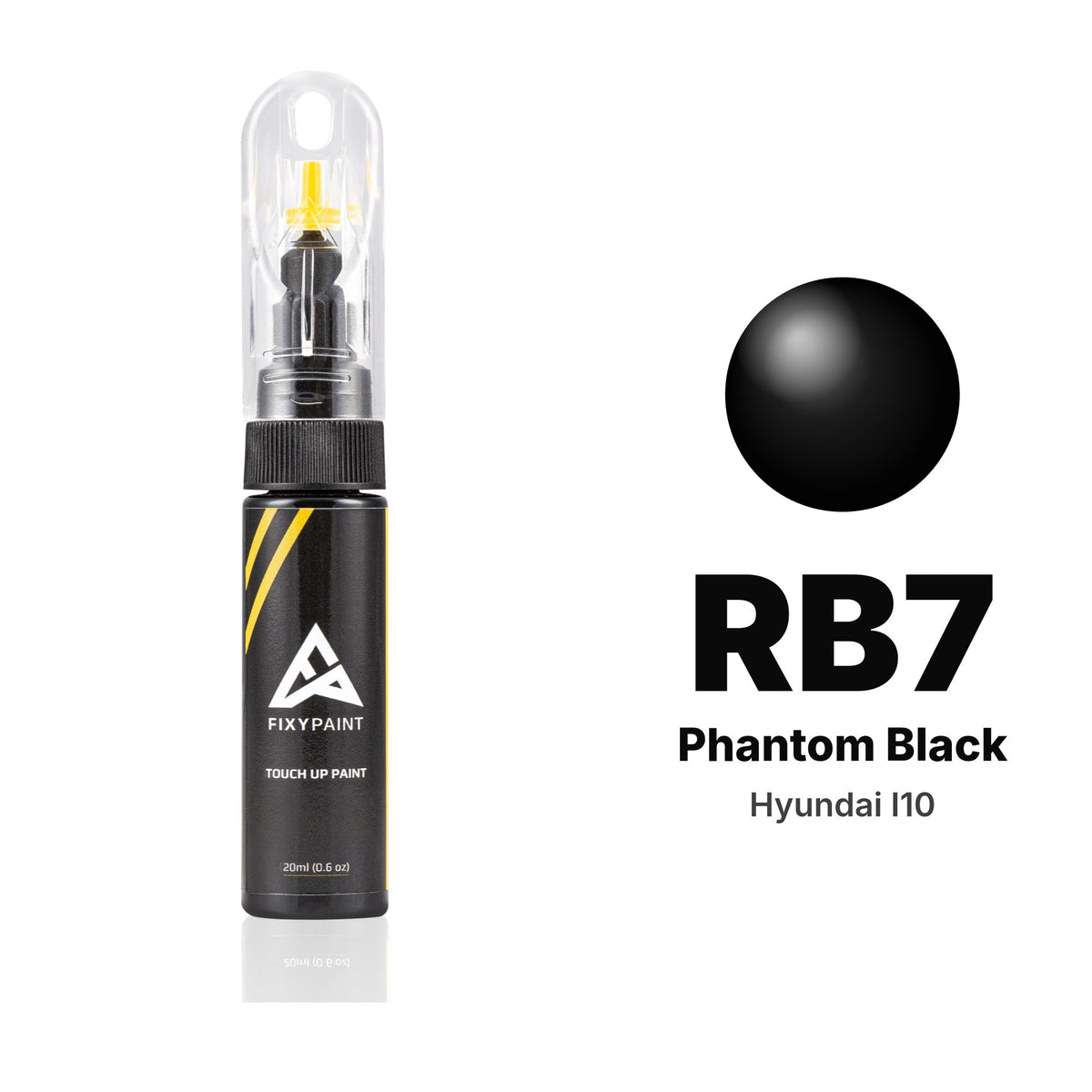 Touch-up paint for Hyundai i10 RB7 Phantom Black, Basic kit