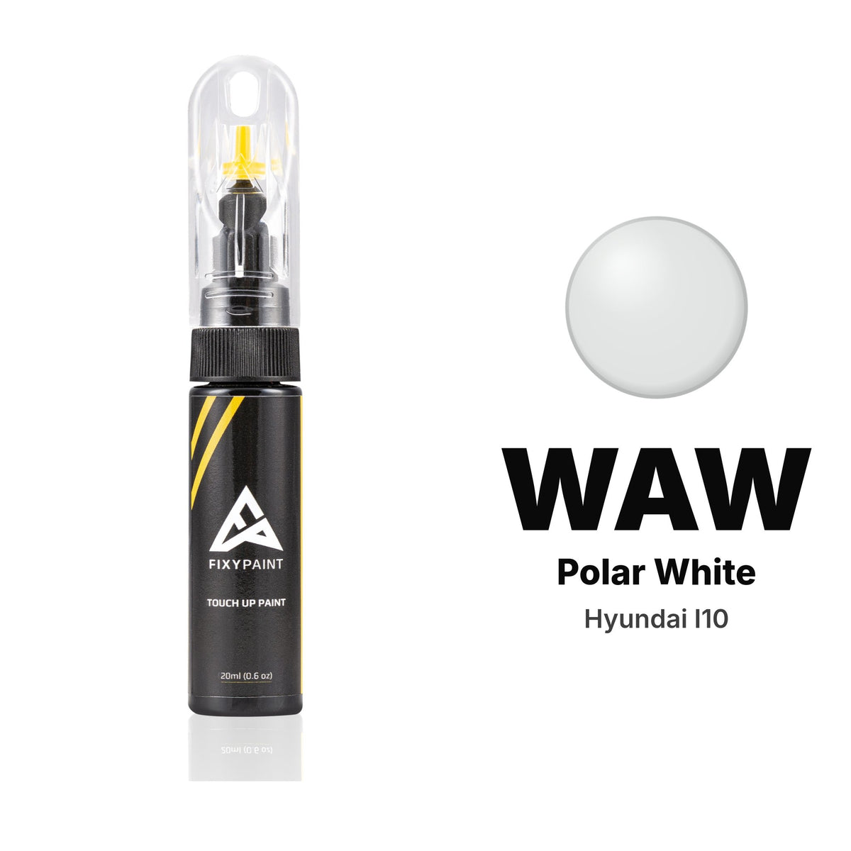 Pintura de retoque para Hyundai i10 – WAW Polar White (2020–2023), kit Básico