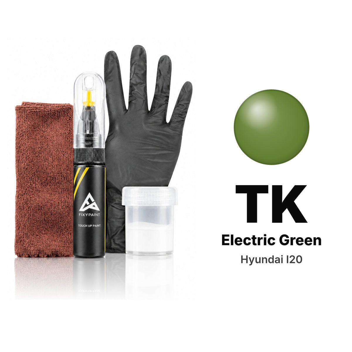 Touch-up paint for Hyundai i20 TK Electric Green, Complete kit