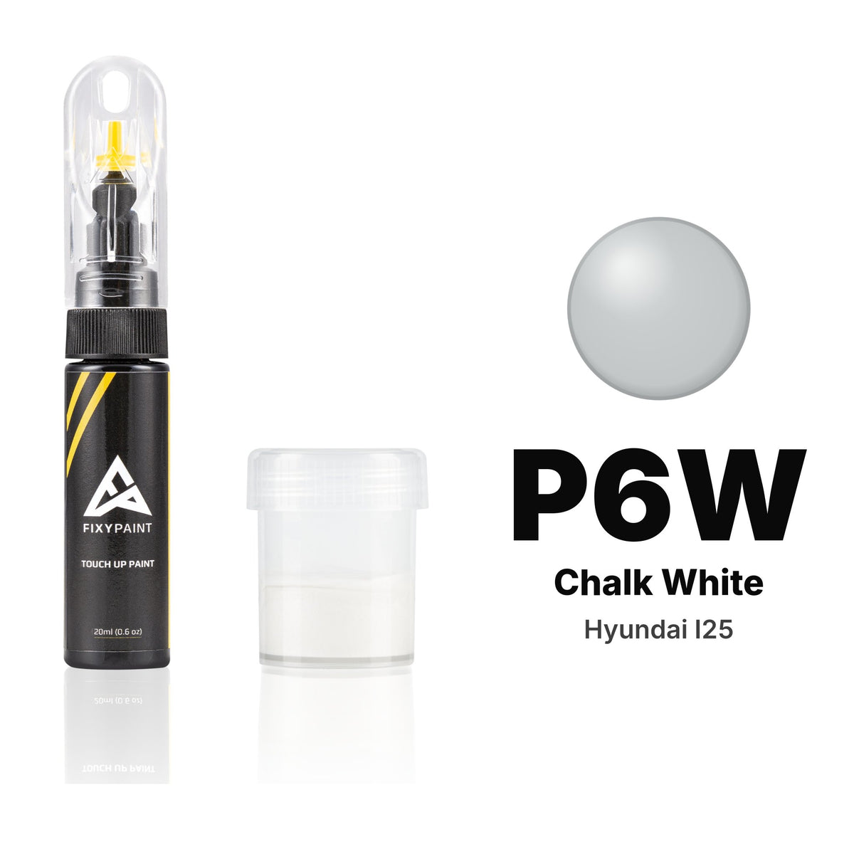 Touch-up paint for Hyundai i25 P6W Chalk White, Standard kit