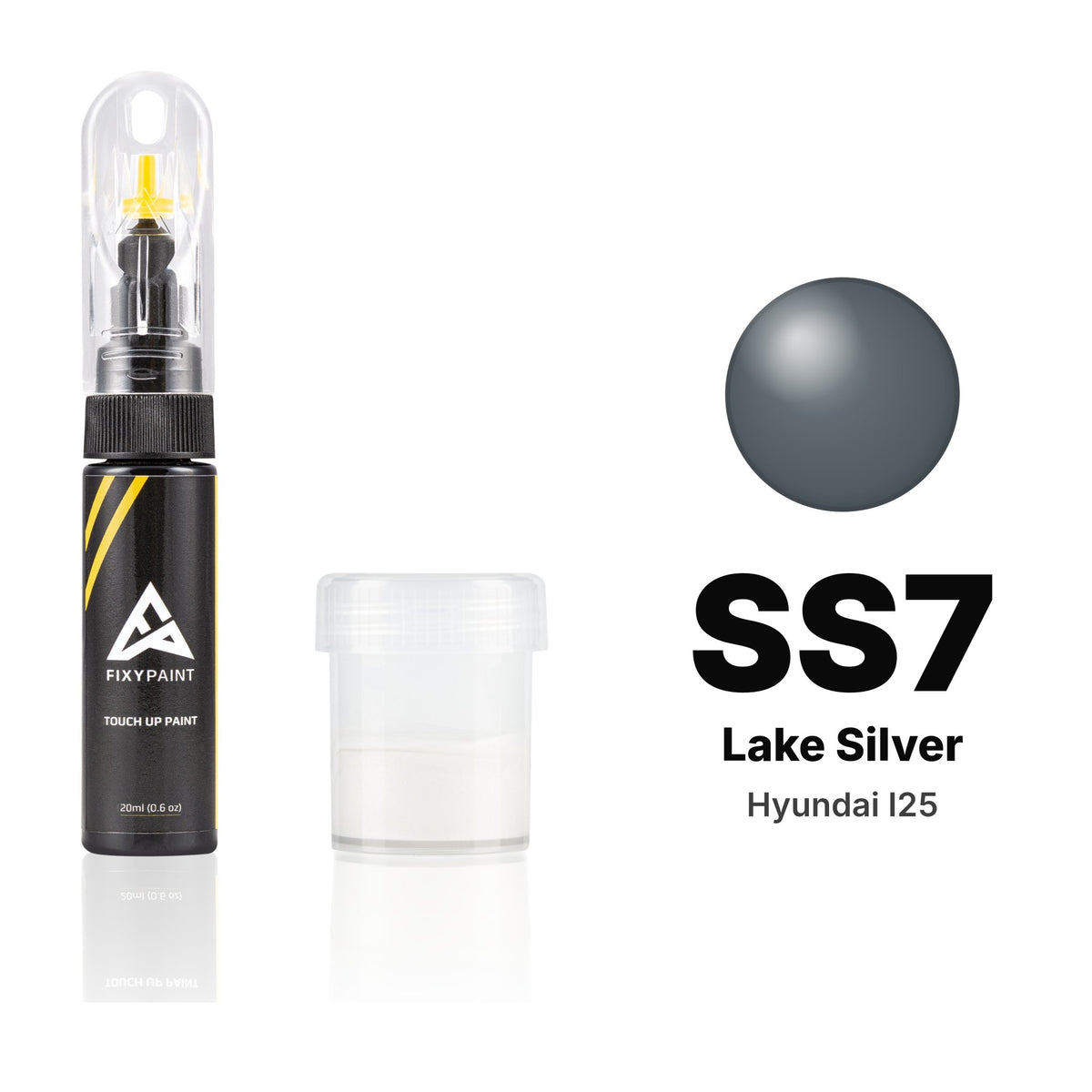 Touch-up paint for Hyundai i25 SS7 Lake Silver, Standard kit