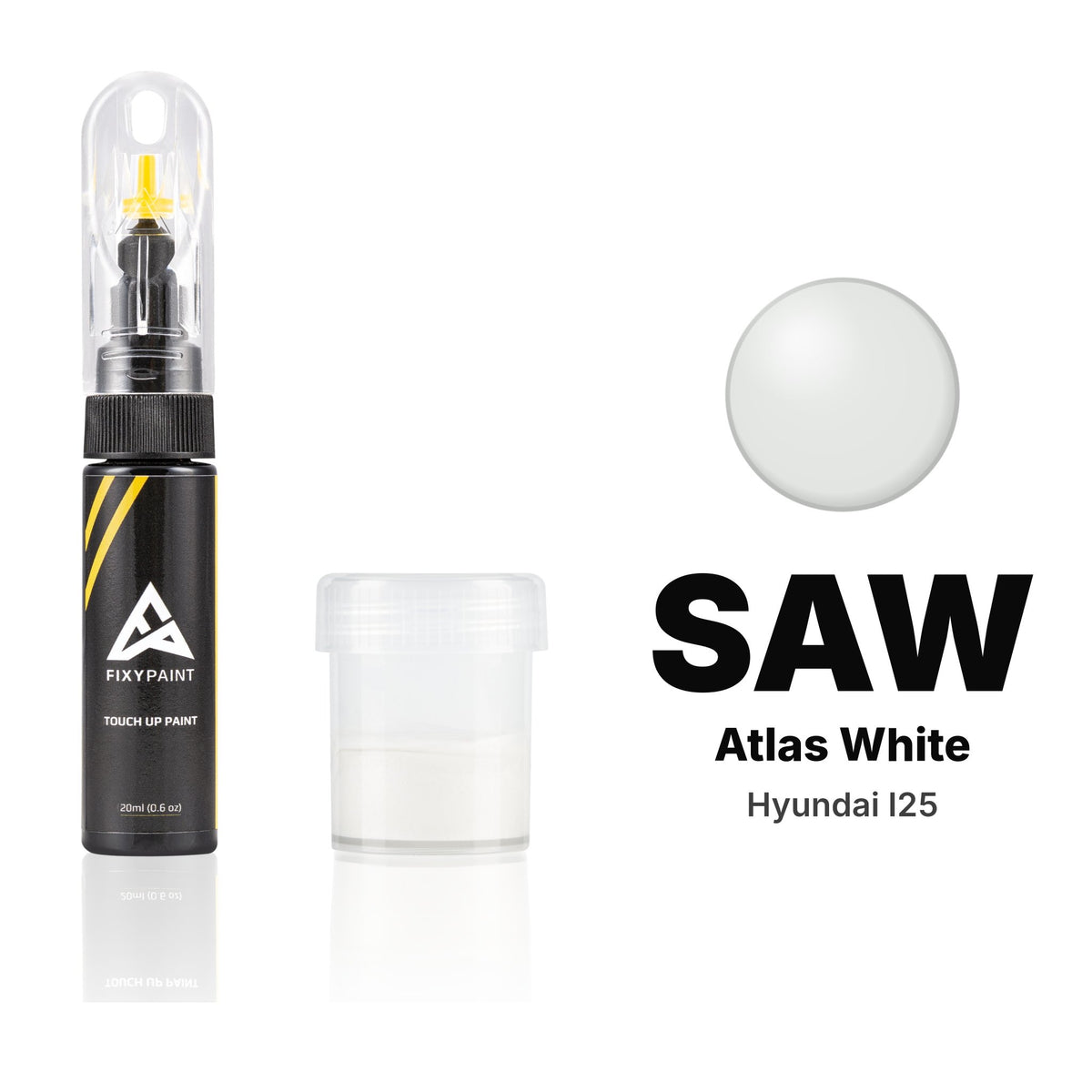 Touch-up paint for Hyundai i25 SAW Atlas White, Standard kit