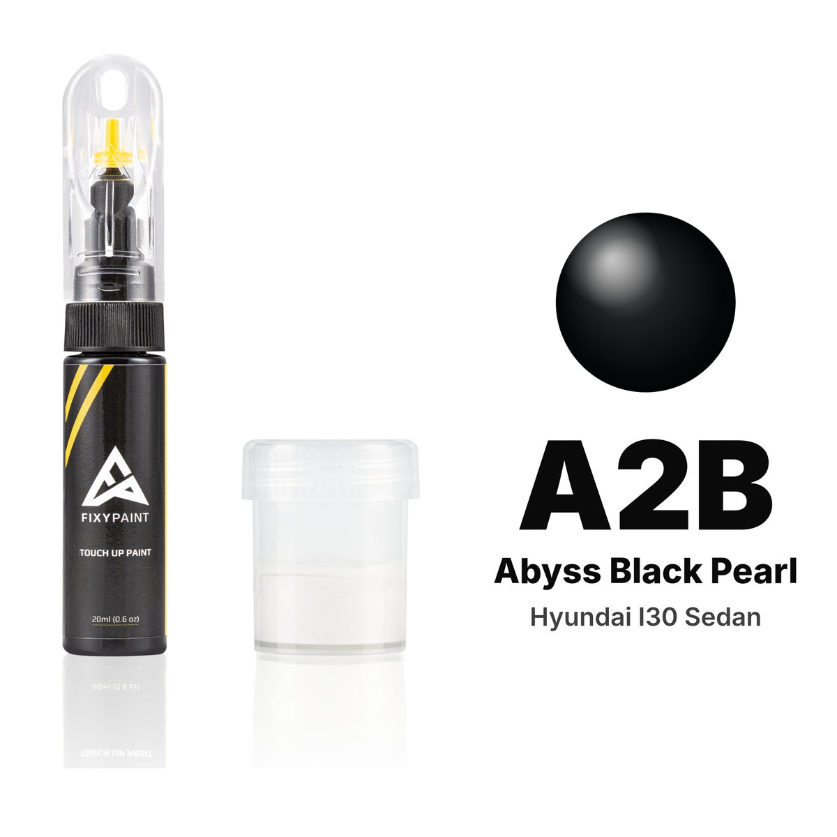 Lackstift für Hyundai i30 Sedan – A2B Abyss Black Pearl (ab 2023), Set Standard