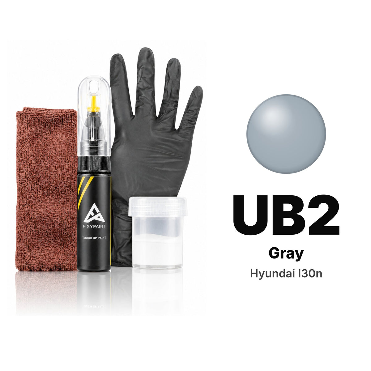 Touch-up paint for Hyundai i30 N UB2 Gray, Complete kit