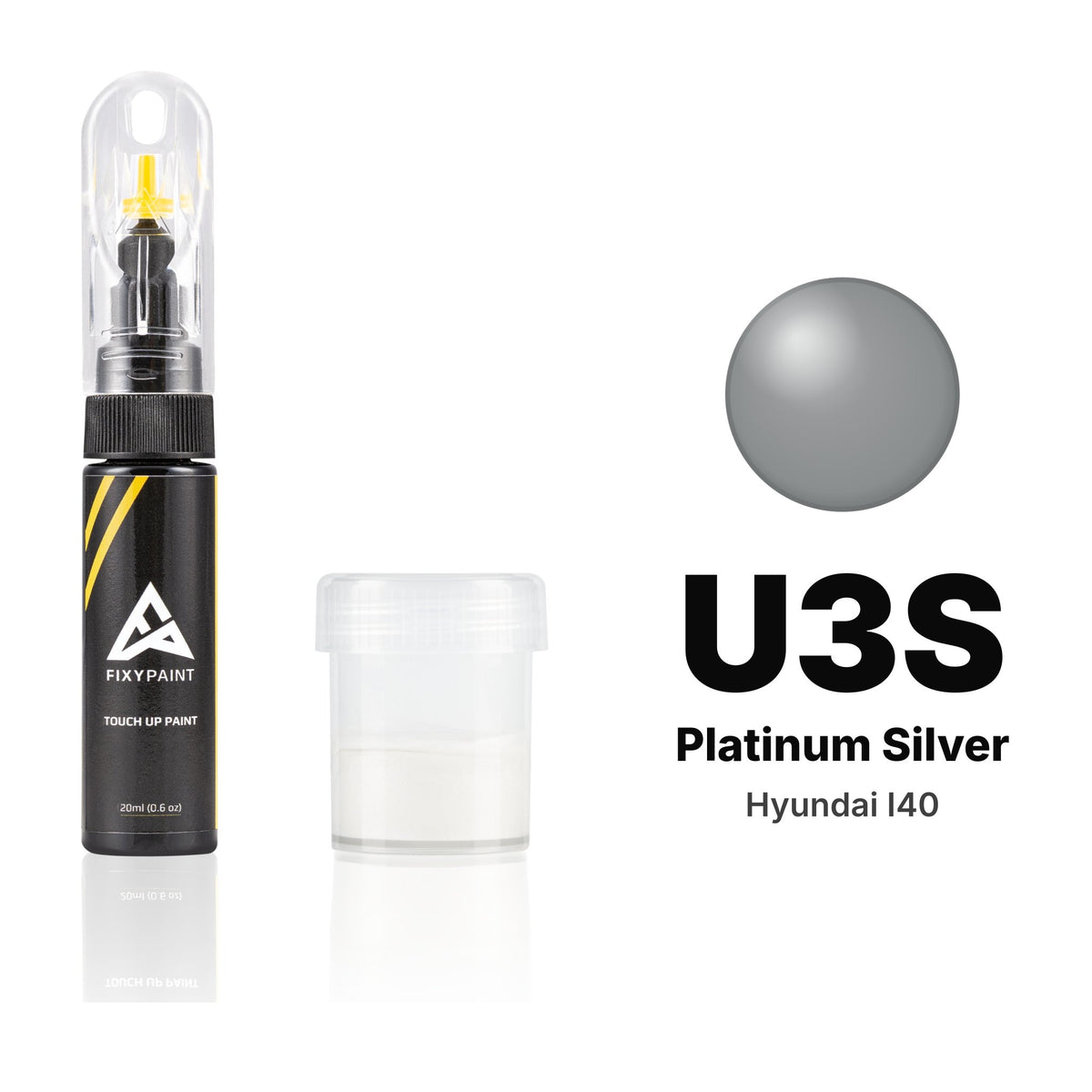 Touch-up paint for Hyundai i40 U3S Platinum Silver, Standard kit
