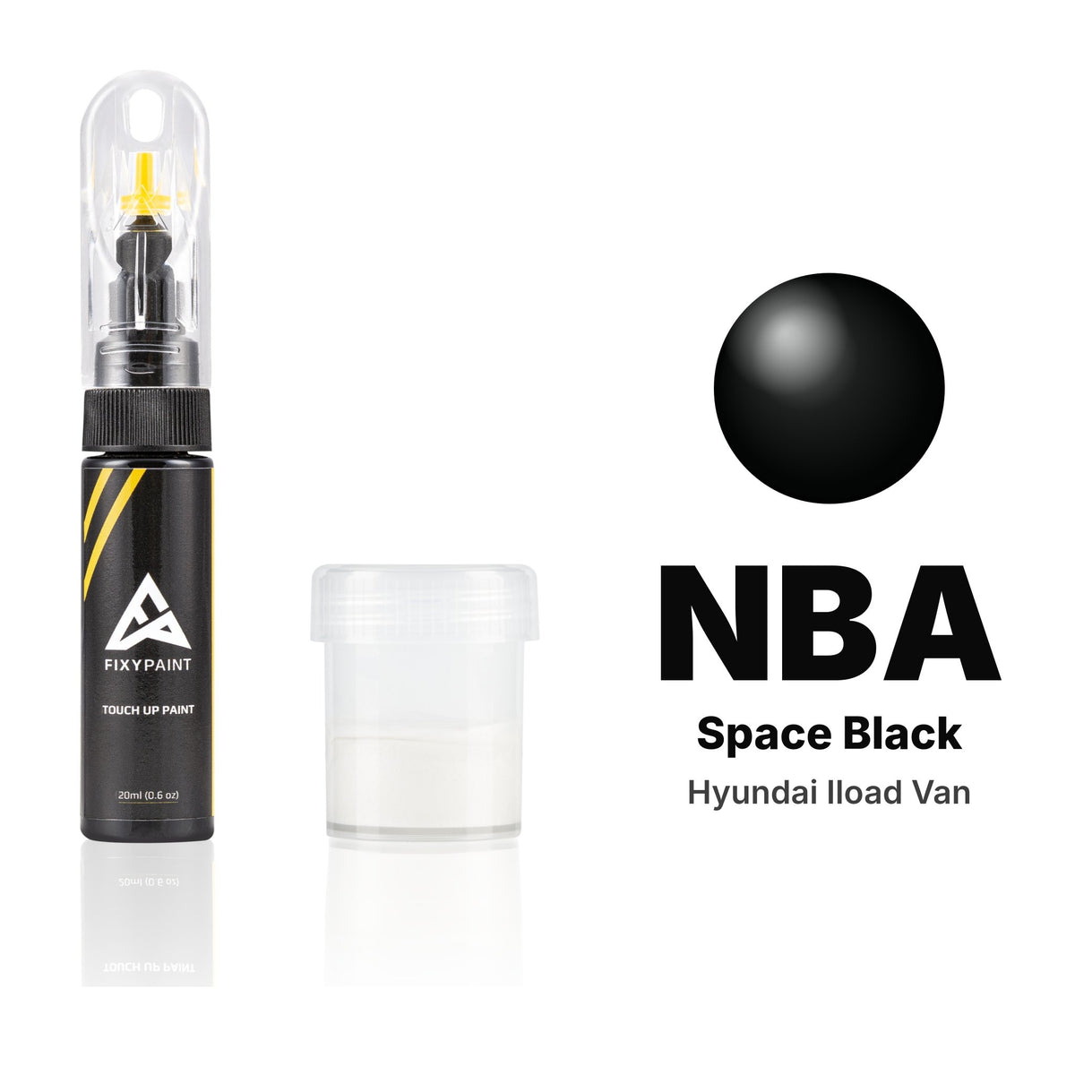 Touch-up paint for Hyundai iLoad Van NBA Space Black, Standard kit