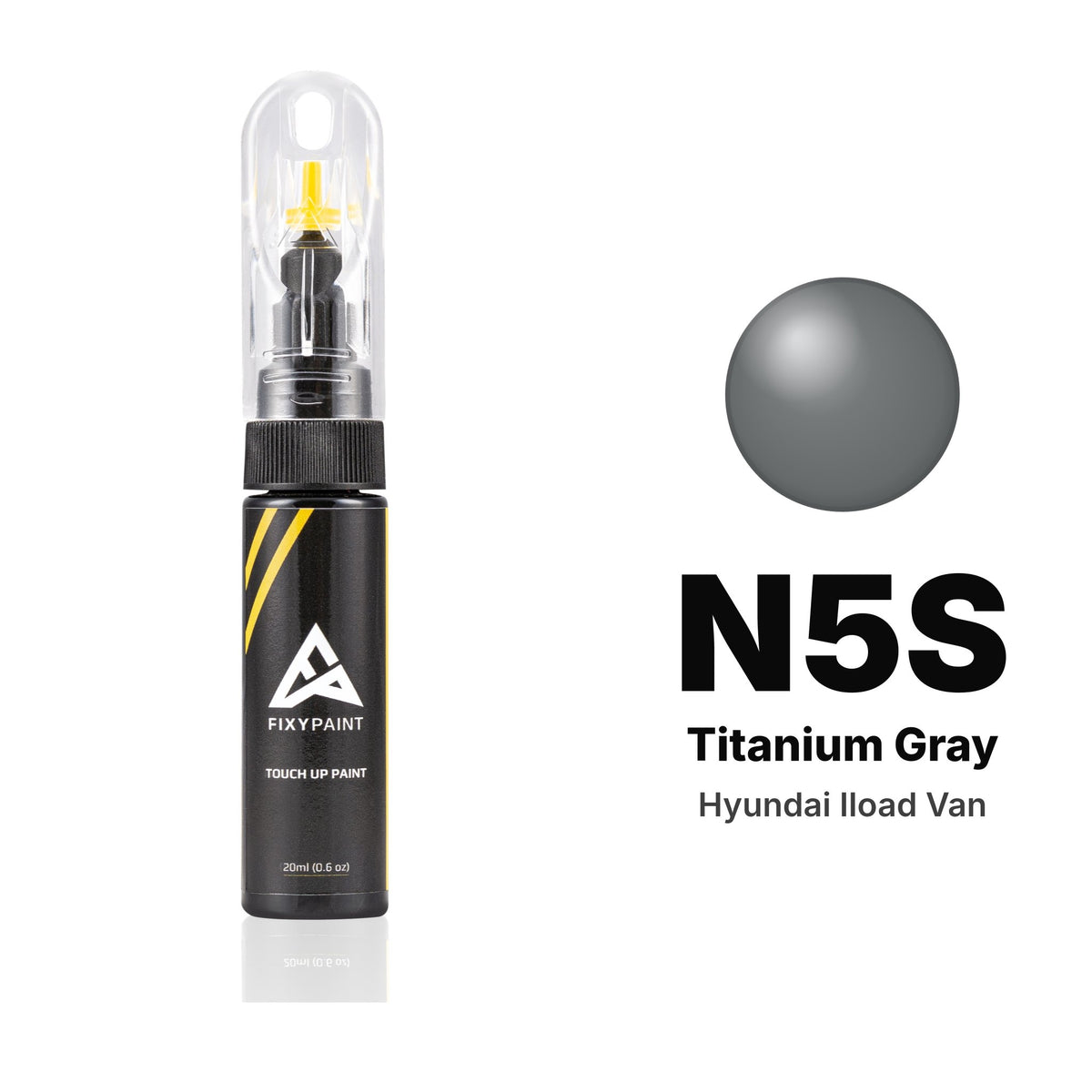 Hyundai Iload Van N5S Titanium Gray touch-up paint, Basic kit