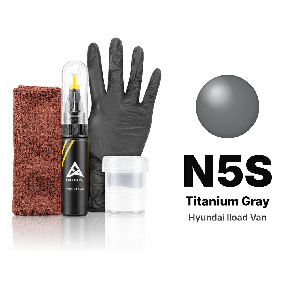 Touch-up paint for Hyundai iLoad Van N5S Titanium Gray, Complete kit