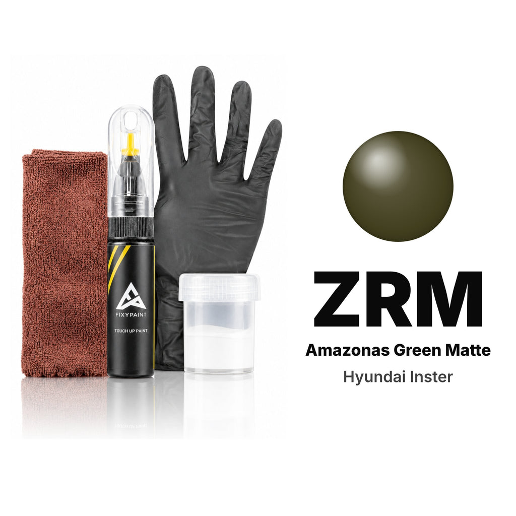 Touch-up paint for Hyundai Inster ZRM Amazonas Green Matte, Complete kit
