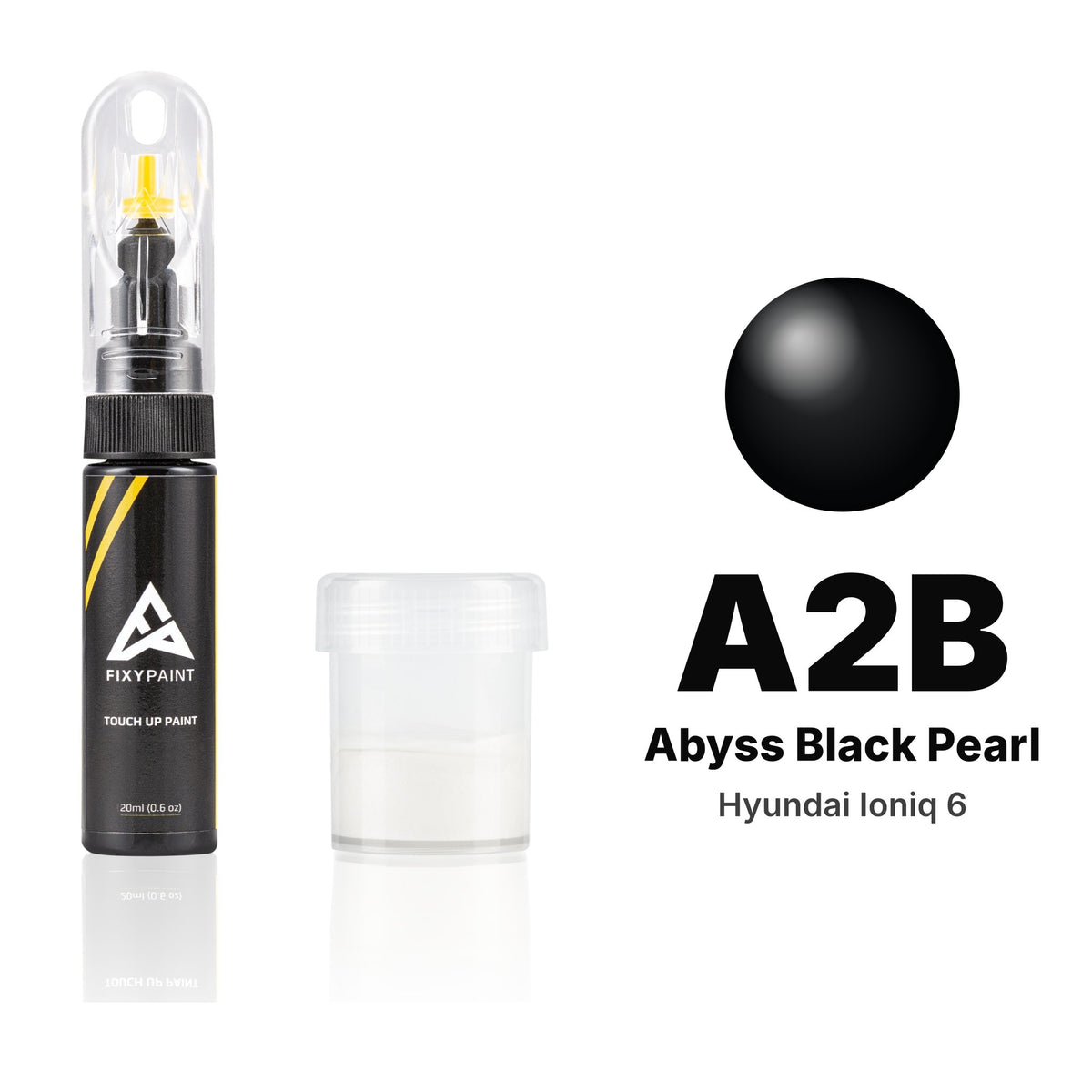 Pintura de retoque para Hyundai Ioniq 6 – A2B Abyss Black Pearl (desde 2022), kit Estándar