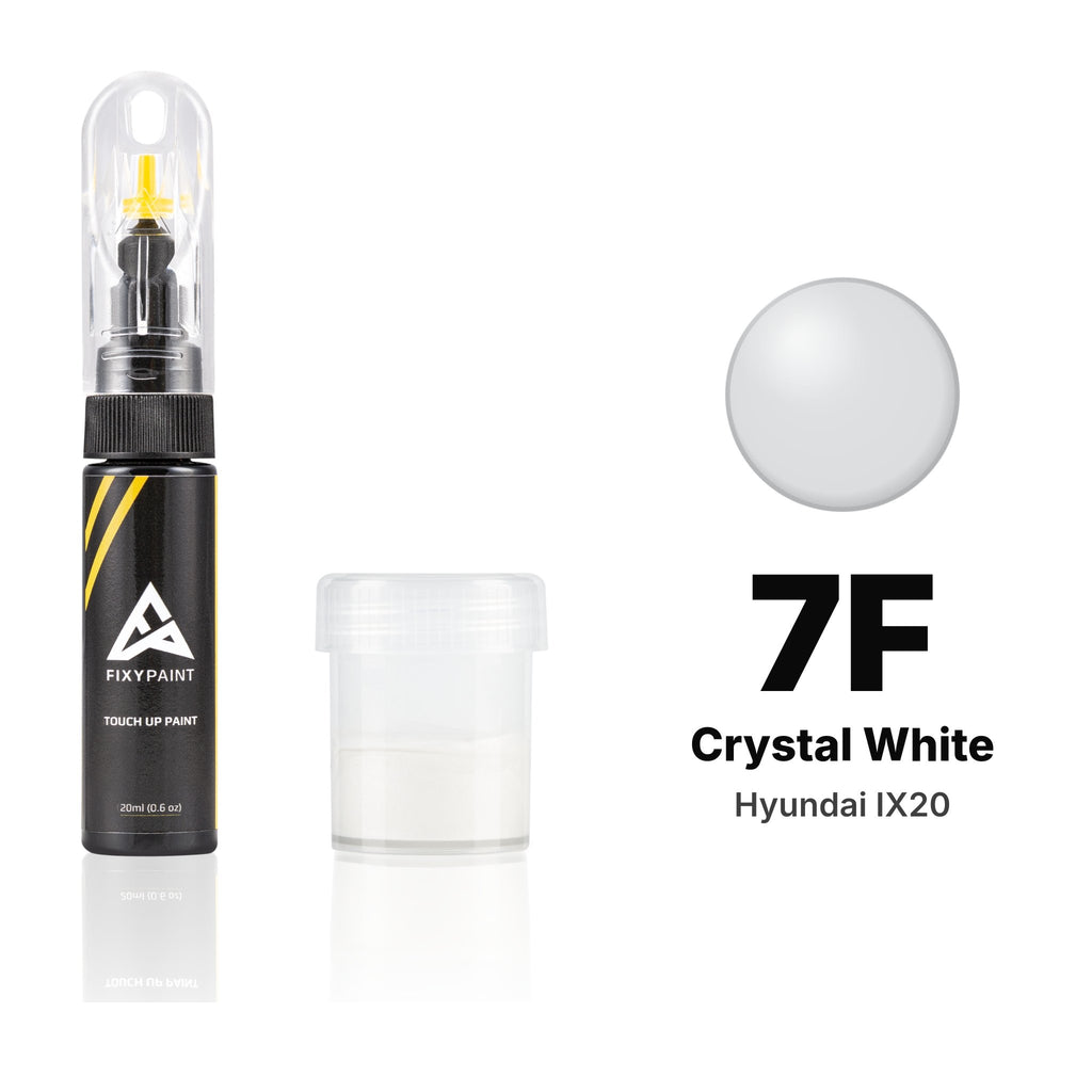 Vernice ritocco per Hyundai ix20 – 7F Crystal White (2011–2013), kit Standard