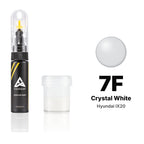 Vernice ritocco per Hyundai ix20 – 7F Crystal White (2011–2013), kit Standard