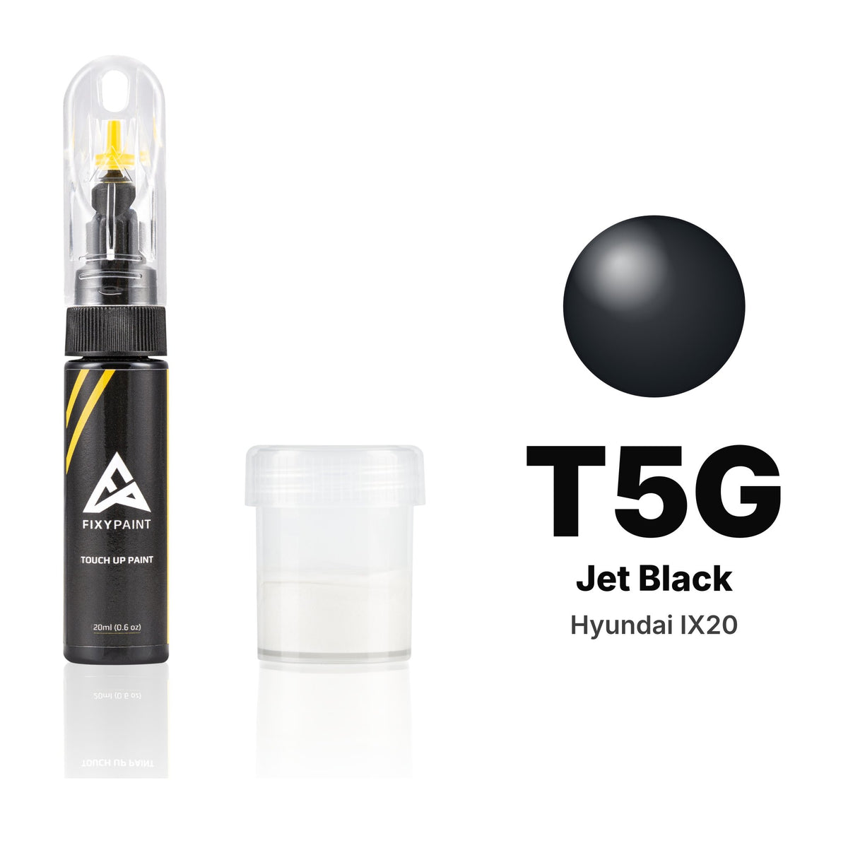 Touch-up paint for Hyundai ix20 T5G Jet Black, Standard kit