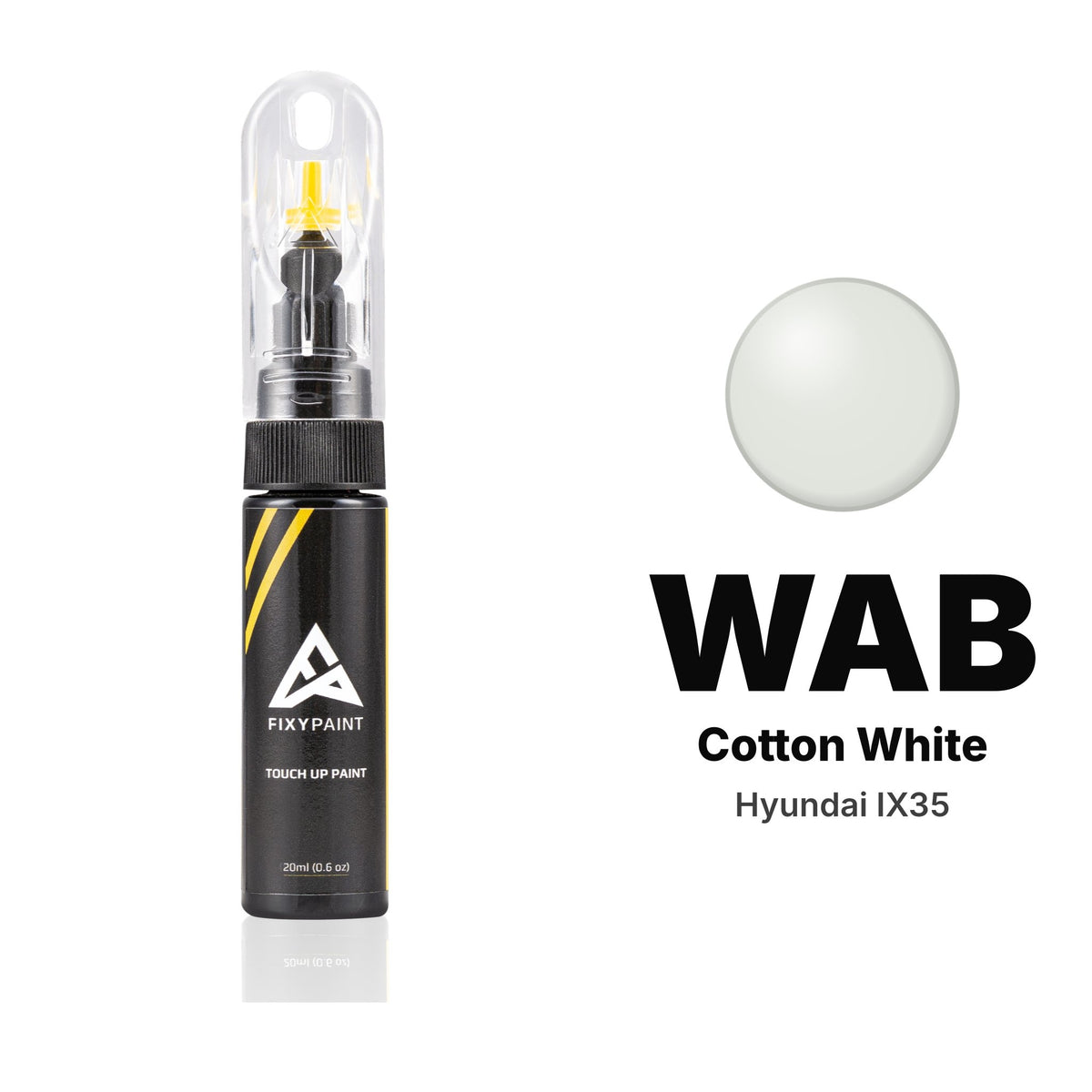 Touch-up paint for Hyundai ix35 WAB Cotton White, Basic kit