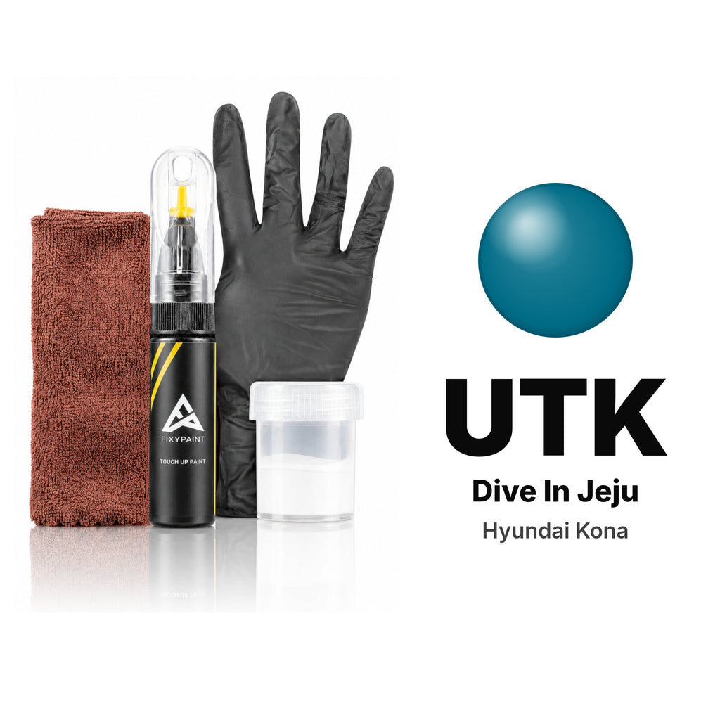 Touch-up paint for Hyundai Kona UTK Dive In Jeju, Complete kit