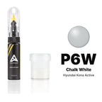Touch-up paint for Hyundai Kona Active P6W Chalk White, Standard kit