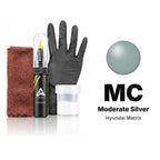Touch-up paint for Hyundai Matrix MC Moderate Silver, Complete kit