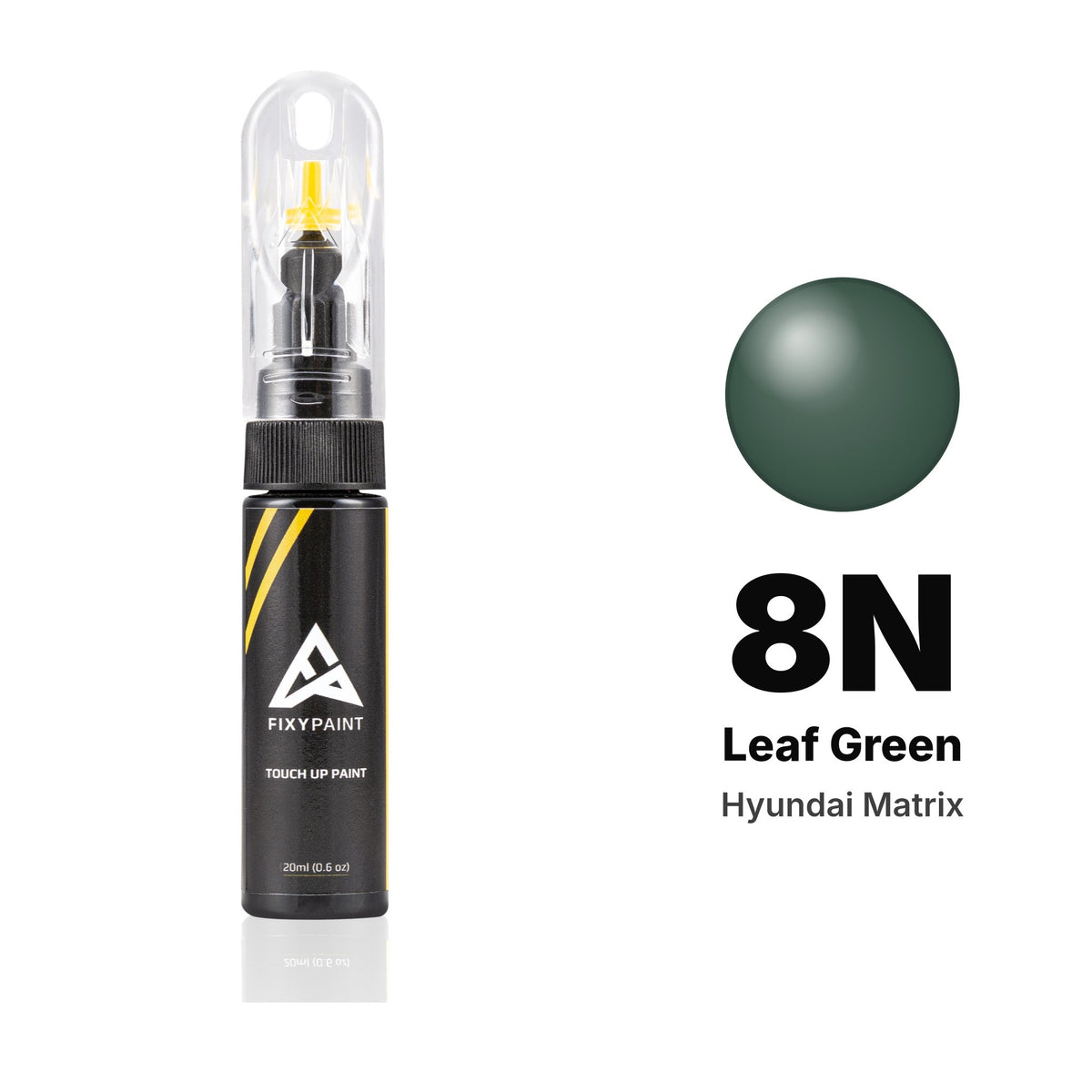 Hyundai Matrix 8N Leaf Green touch-up paint, Basic kit