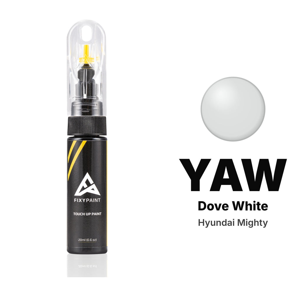 Lackstift für Hyundai Mighty – YAW Dove White (2017–2018), Set Basis