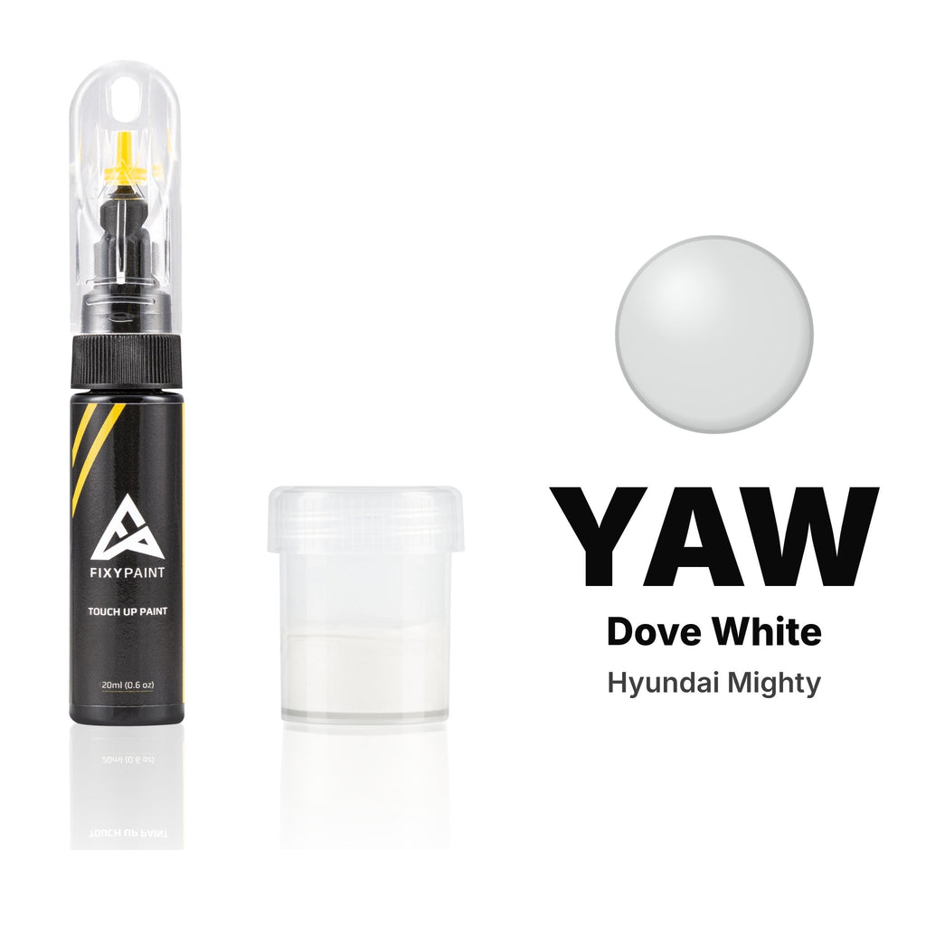 Lackstift für Hyundai Mighty – YAW Dove White (2017–2018), Set Standard