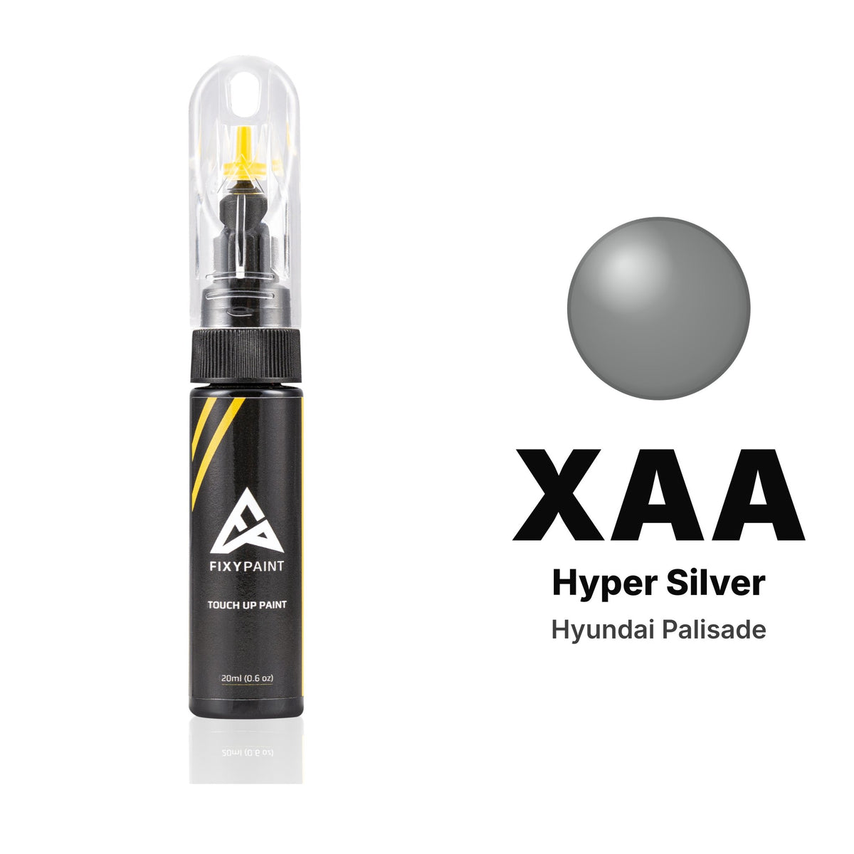 Hyundai Palisade XAA Hyper Silver touch-up paint, Basic kit