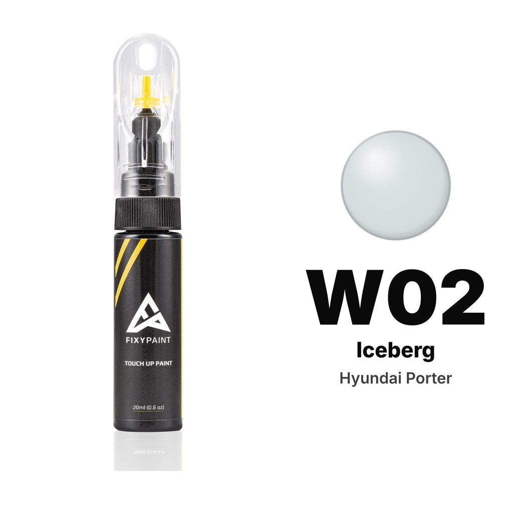 Touch-up paint for Hyundai Porter W02 Iceberg, Basic kit