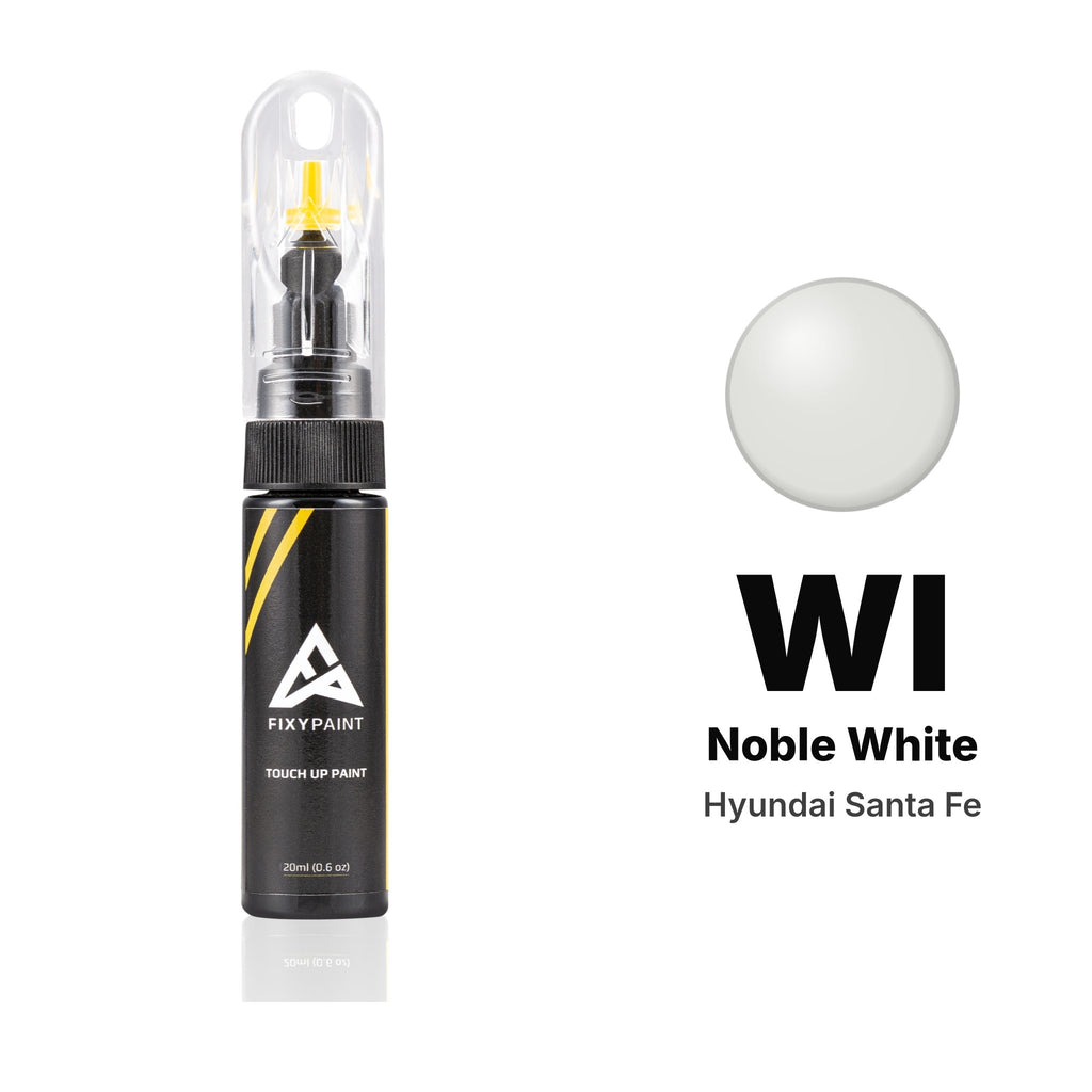 Vernice ritocco per Hyundai Santa Fe – WI Noble White (2004), kit Base