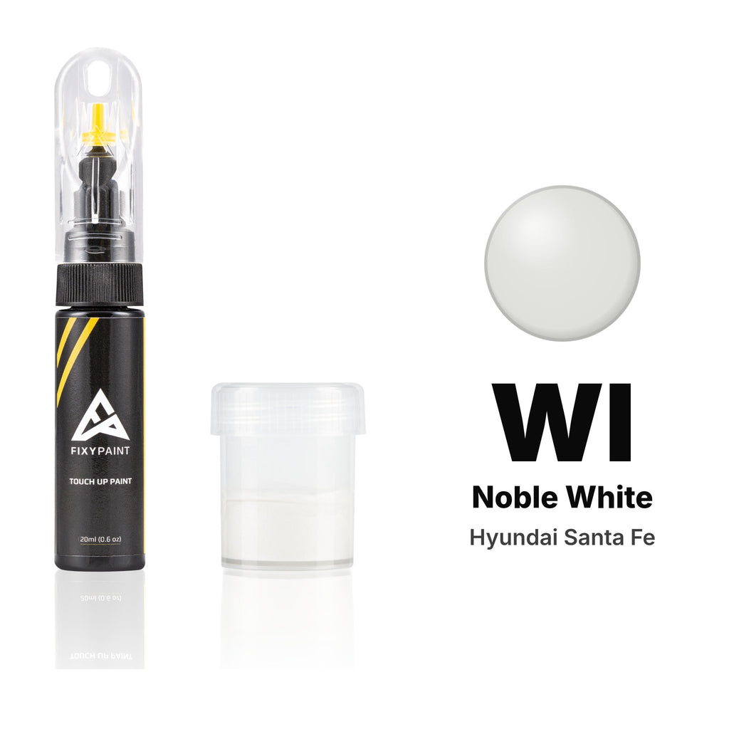 Vernice ritocco per Hyundai Santa Fe – WI Noble White (2004), kit Standard