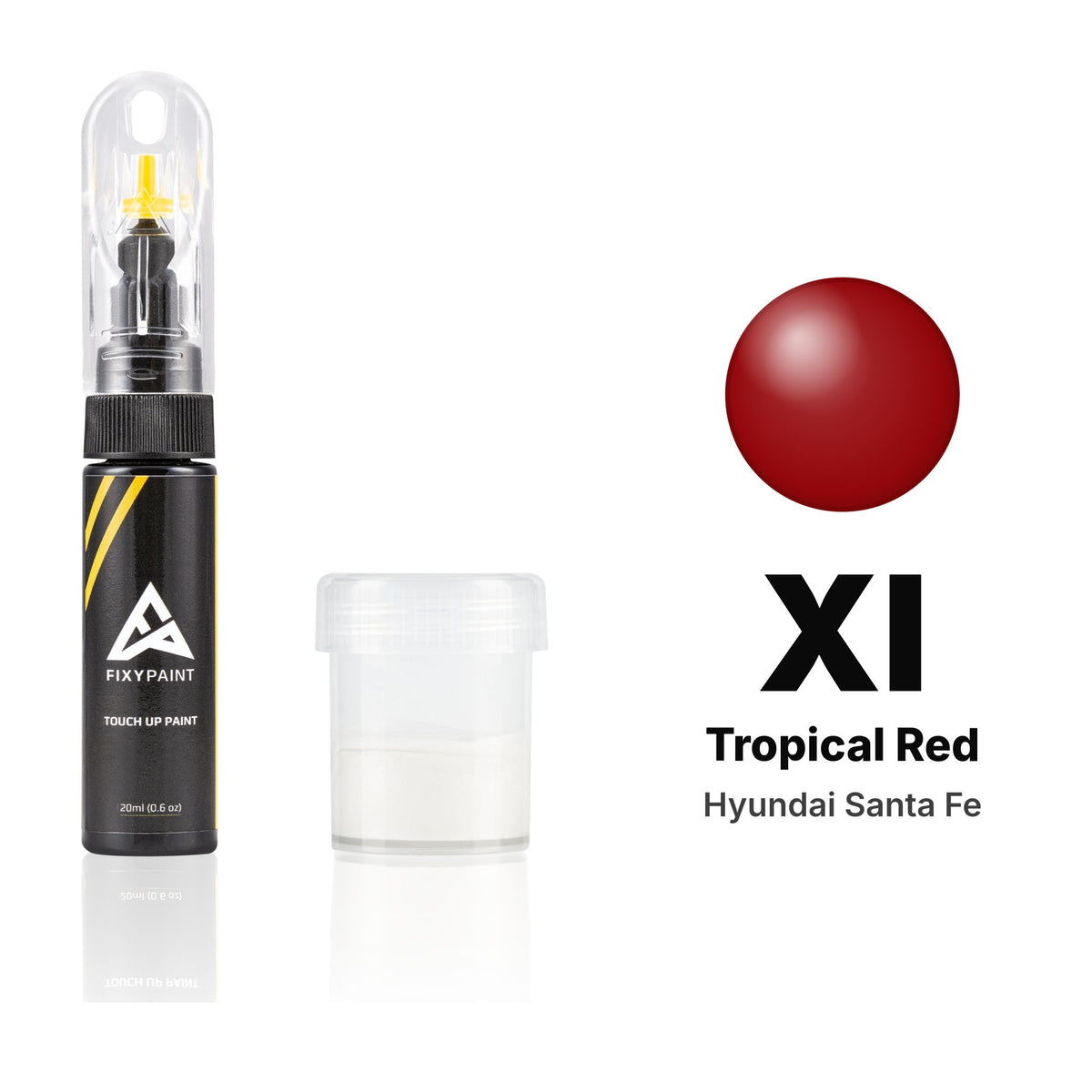 Lackstift für Hyundai Santa Fe – XI Tropical Red (2004), Set Standard