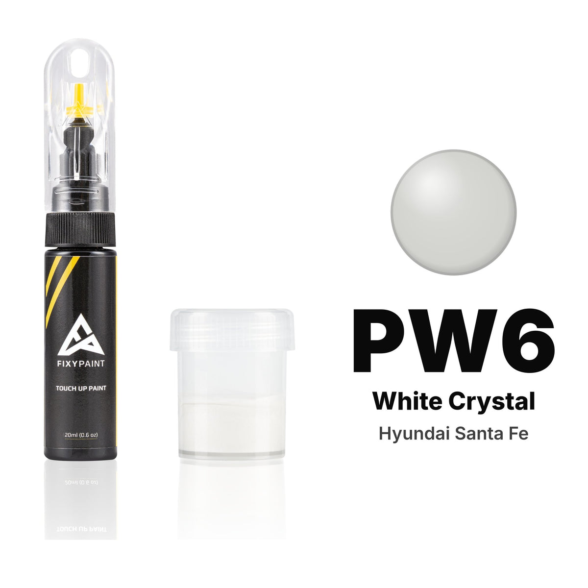 Touch-up paint for Hyundai Santa Fe PW6 White Crystal, Standard kit