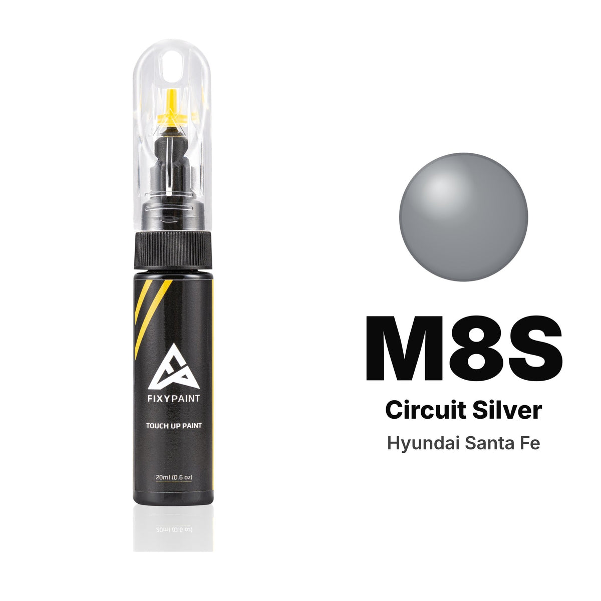 Touch-up paint for Hyundai Santa Fe M8S Circuit Silver, Basic kit