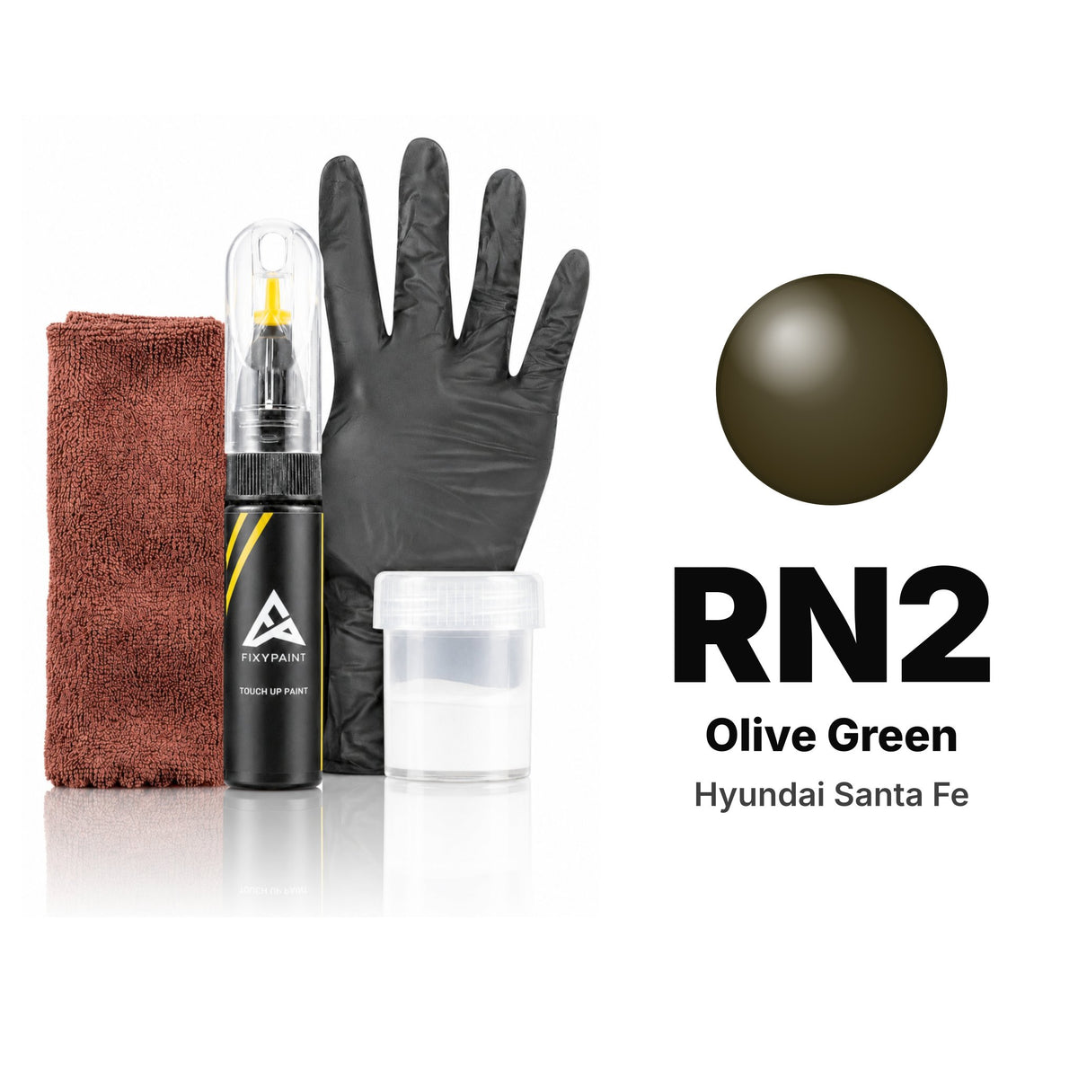 Touch-up paint for Hyundai Santa Fe RN2 Olive Green, Complete kit