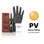 Touch-up paint for Hyundai Satellite PV Sunny Yellow, Complete kit