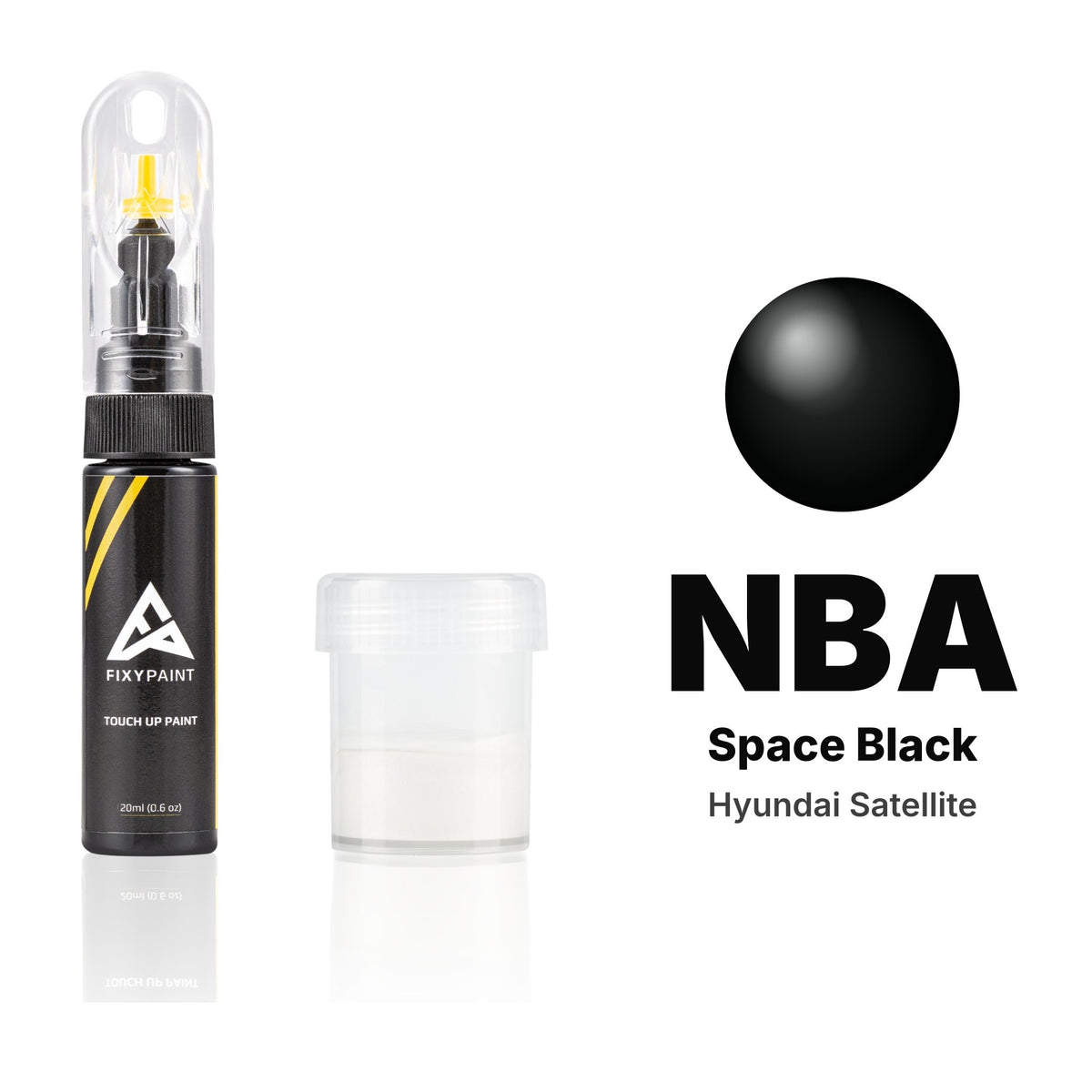 Touch-up paint for Hyundai Satellite NBA Space Black, Standard kit