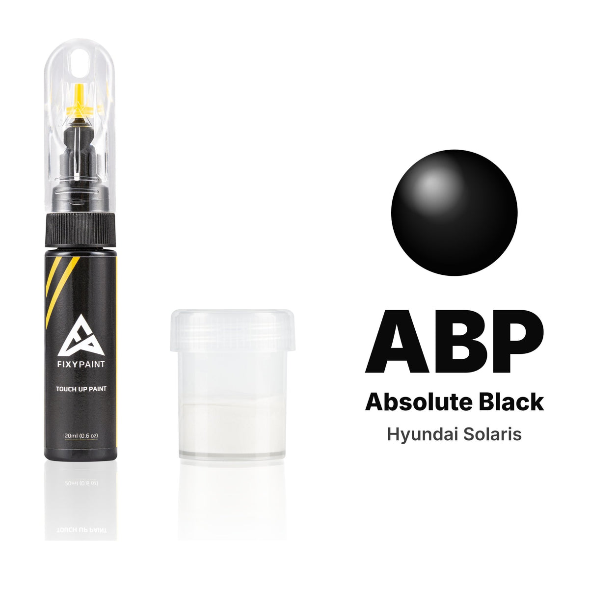 Touch-up paint for Hyundai Solaris ABP Absolute Black, Standard kit