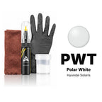 Touch-up paint for Hyundai Solaris PWT Polar White, Complete kit