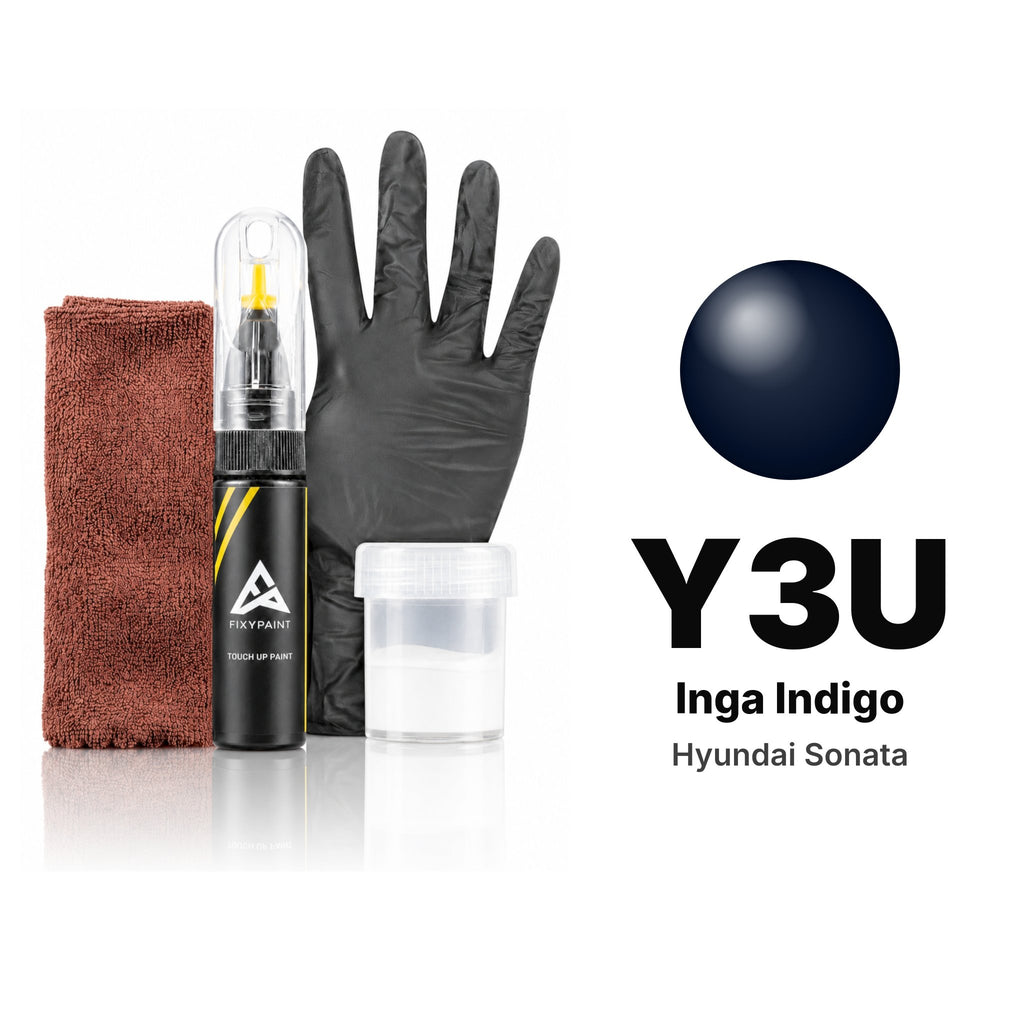 Touch-up paint for Hyundai Sonata Y3U Inga Indigo, Complete kit