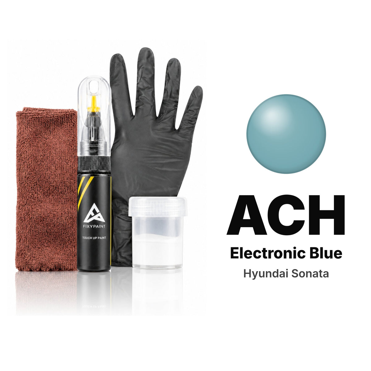 Touch-up paint for Hyundai Sonata ACH Electronic Blue, Complete kit