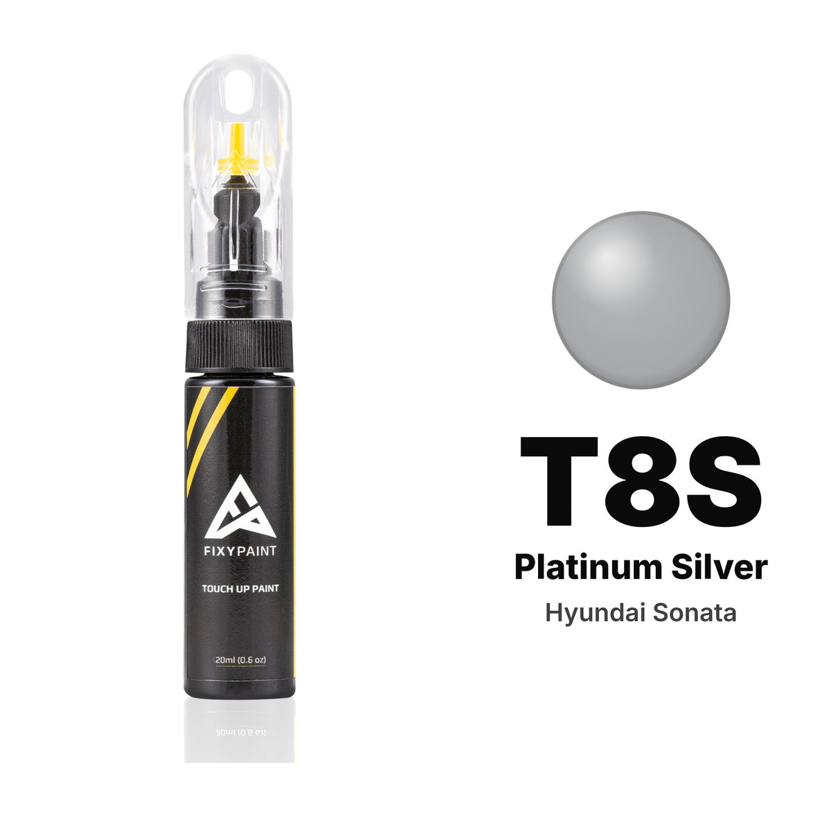 Touch-up paint for Hyundai Sonata T8S Platinum Silver, Basic kit