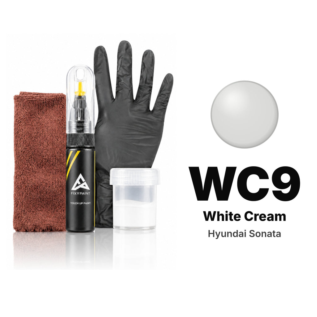 Touch-up paint for Hyundai Sonata WC9 White Cream, Complete kit