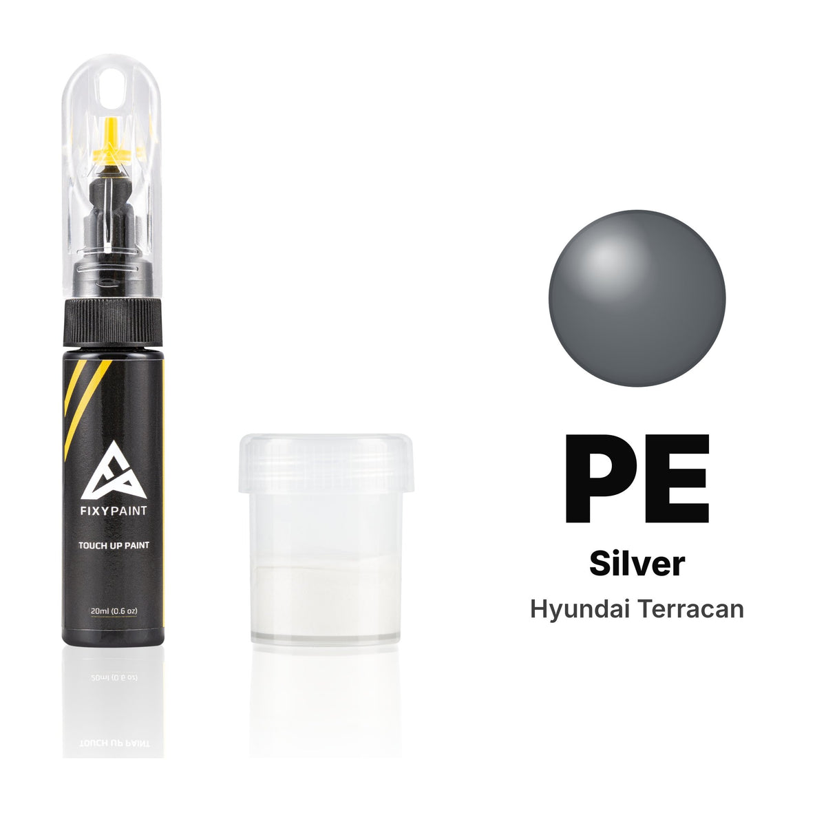 Touch-up paint for Hyundai Terracan PE Silver, Standard kit