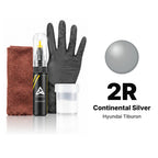 Touch-up paint for Hyundai Tiburon 2R Continental Silver, Complete kit